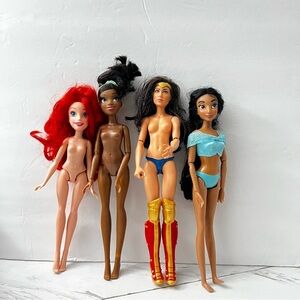 Mix Lot  4 Pcs Doll DIY Toys